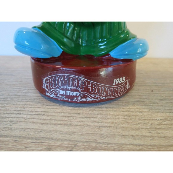 Vintage 1985 Del Monte Big Top Bonanza Clown Coin Bank Plastic Promo Advertising - Picture 2 of 11